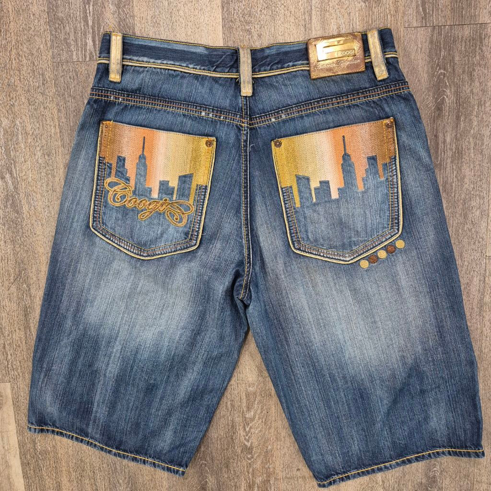 Men's Coogi Denim Shorts Size 40‎ Blue - Picture 2 of 9